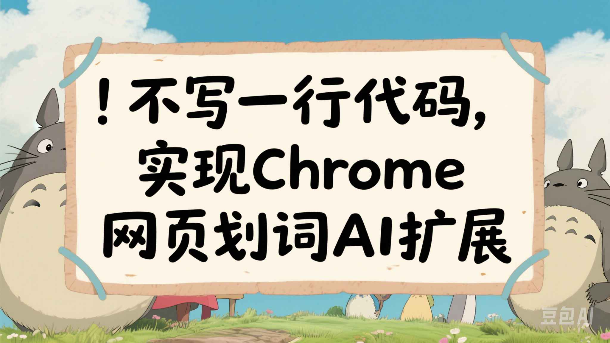 不写一行代码，实现Chrome网页划词AI扩展